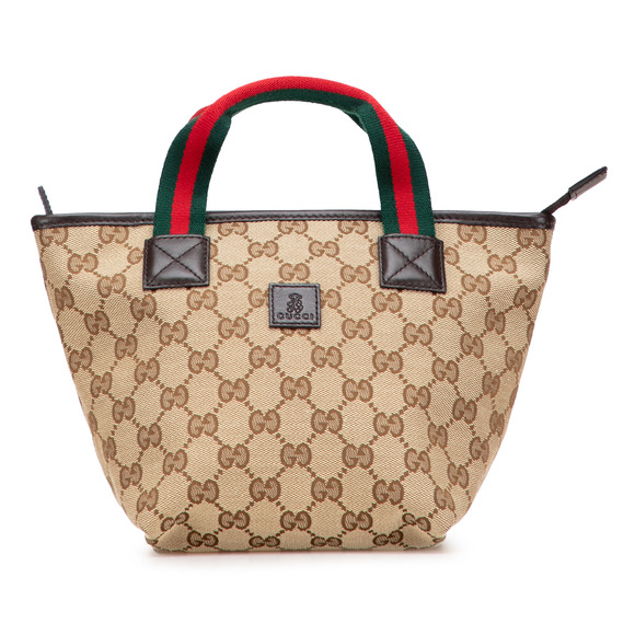 Pre-Loved Gucci Mini GG Canvas Web Childrens Handbag - Picture 1 of 12